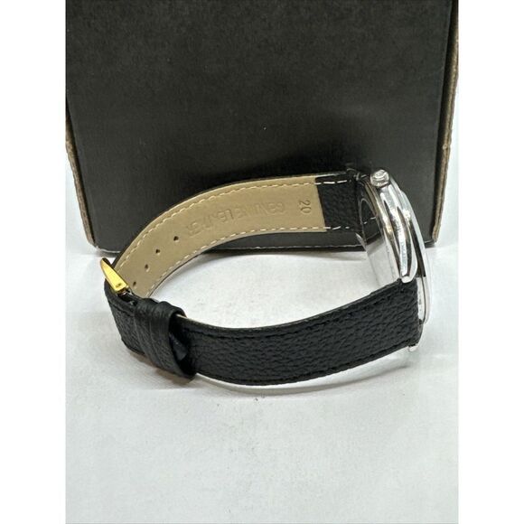 Michael Kors MK3503 Women Black Leather Strap Analog Turquoise Dial Watch JNA235 - Picture 11 of 11